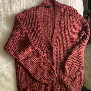 American Eagle Waffle knit Sweater